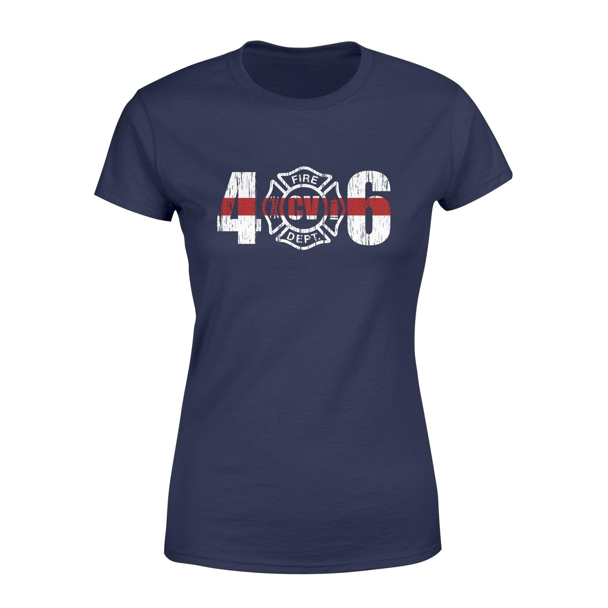 Apparel XS / Navy Personalized - Firefighter Logo Inside Area Code - Montana - Standard Women's T-shirt - DSAPP