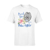 Apparel S / White Personalized Floral Proud Police Wife Shirt - DSAPP