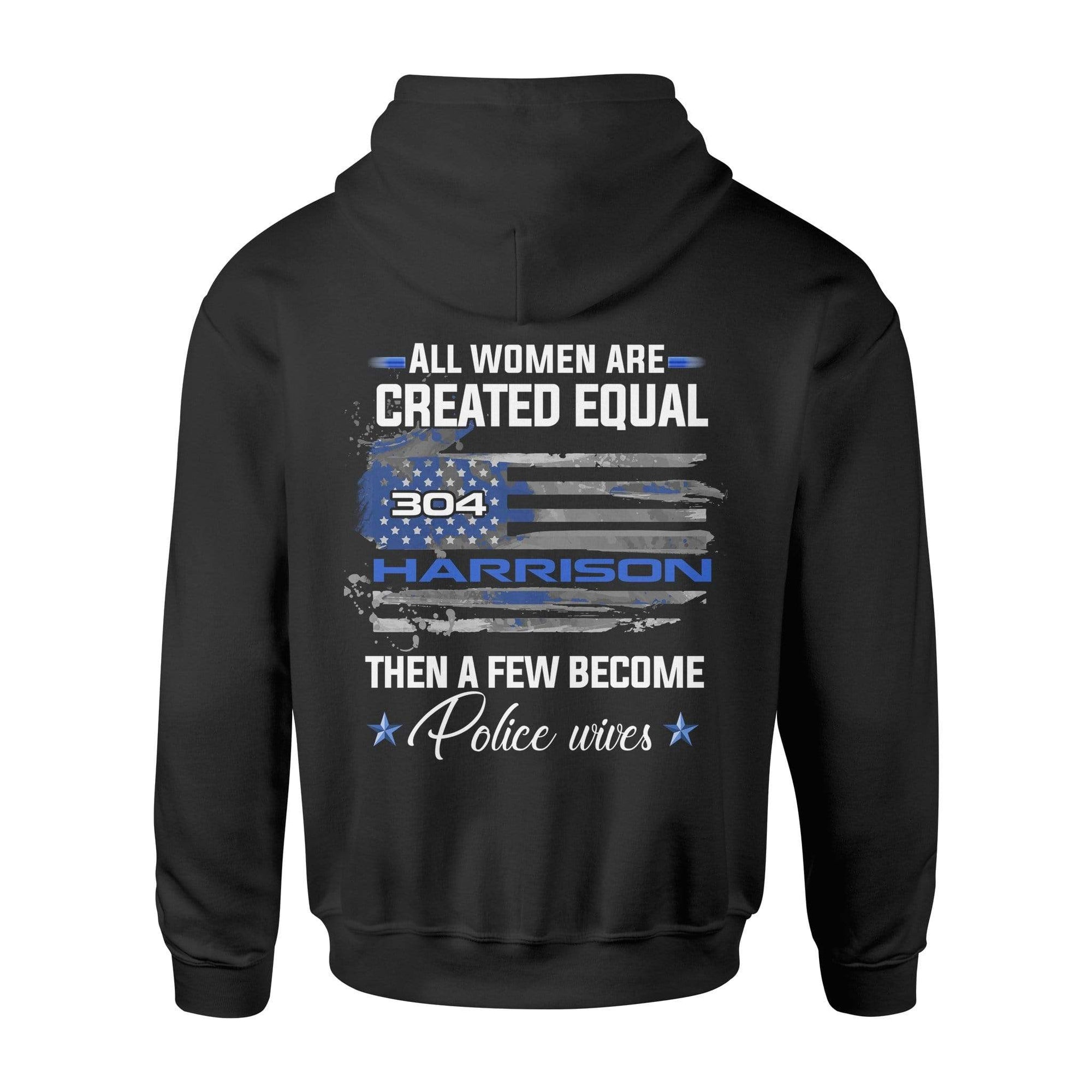Apparel S / Black Personalized Shirt - All Women Are Created Equal Except Some - Police - DSAPP