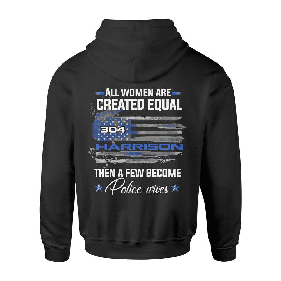 Apparel S / Black Personalized Shirt - All Women Are Created Equal Except Some - Police - DSAPP