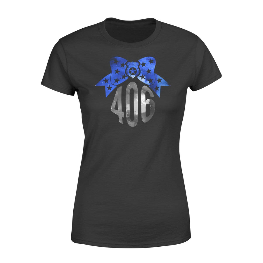 Apparel XS / Black Personalized Shirt - Badge Number Monogram Bow - DSAPP
