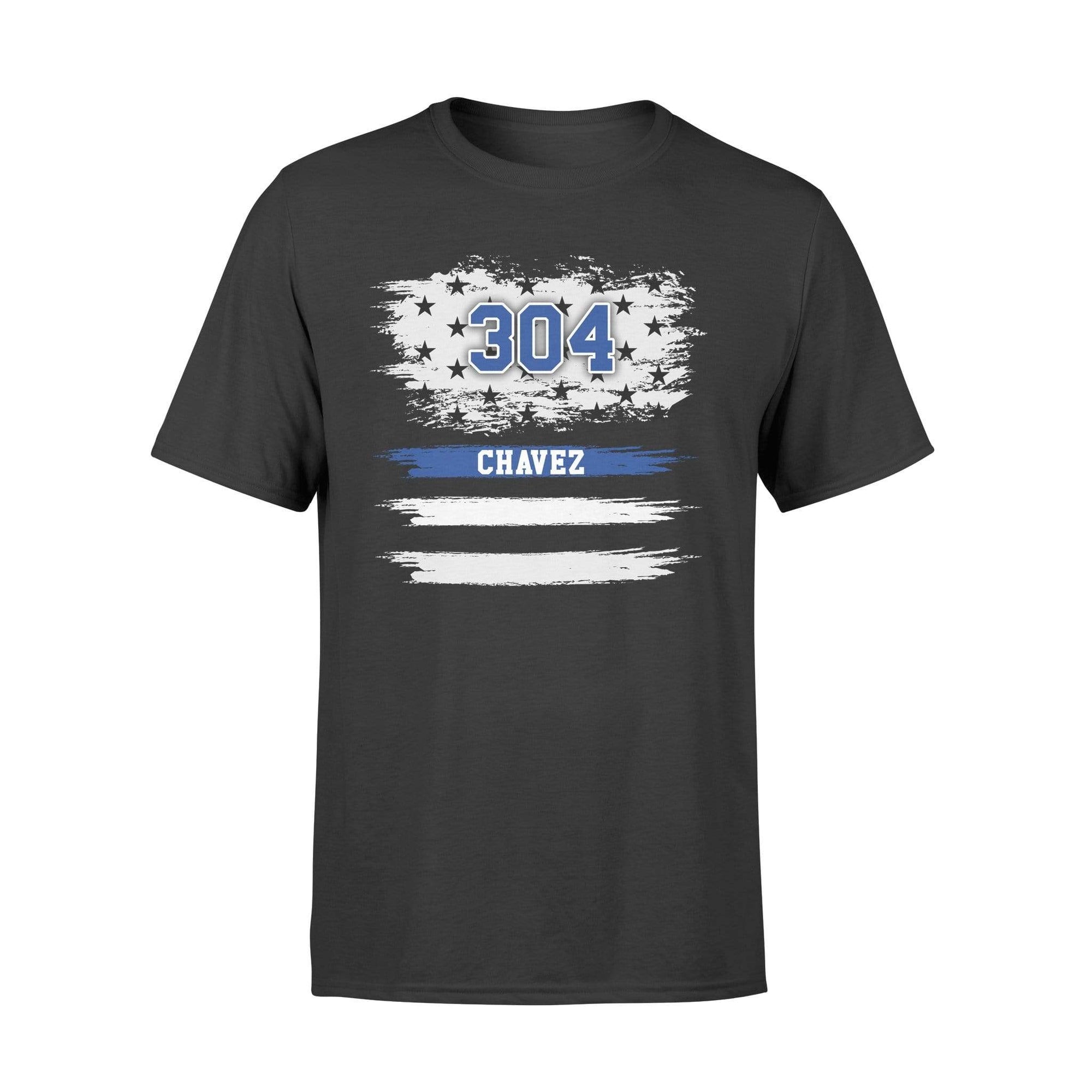 Apparel S / Black Personalized Shirt - Beautiful Thin Blue Line Flag - DSAPP