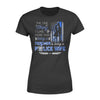 Apparel XS / Black Personalized Shirt - Being A Police Wife - Teacher x Police-Standard Women's T-shirt-DSAPP