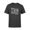 Apparel S / Black Personalized Shirt - Best Dad Ever - Thin Green Line Flag Inside - Army - DSAPP