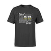 Apparel S / Black Personalized Shirt - Best Ever - Thin Gold Line Flag Inside - Dispatcher - DSAPP