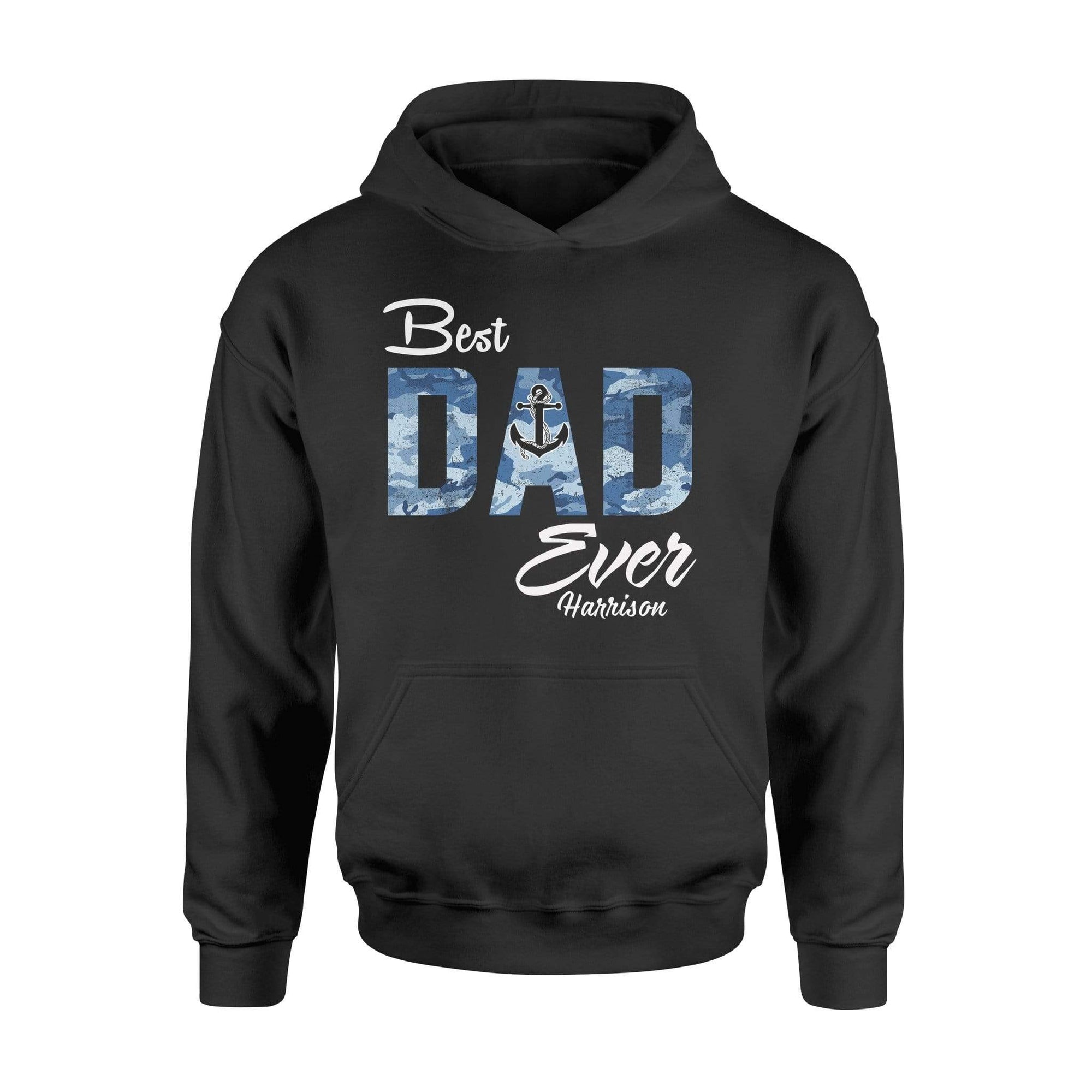 Apparel S / Black Personalized Shirt - Best Freakin' Dad Ever - Navy - DSAPP