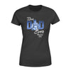 Best Freakin' Dad Ever - Police Officer Personalized Women T-Shirt