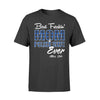 Apparel S / Black Personalized Shirt - Best Freakin' Police Wife And Mom Ever - Checkered Pattern - DSAPP