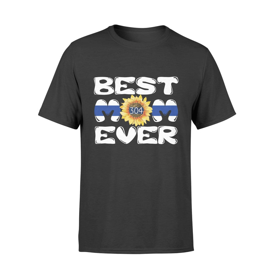 Apparel S / Black Personalized Shirt - Best Police Mom Ever - Sunflower - DSAPP