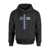 Apparel S / Black Personalized Shirt - Blessed Are The Peacemakers - Cross Shape - DSAPP