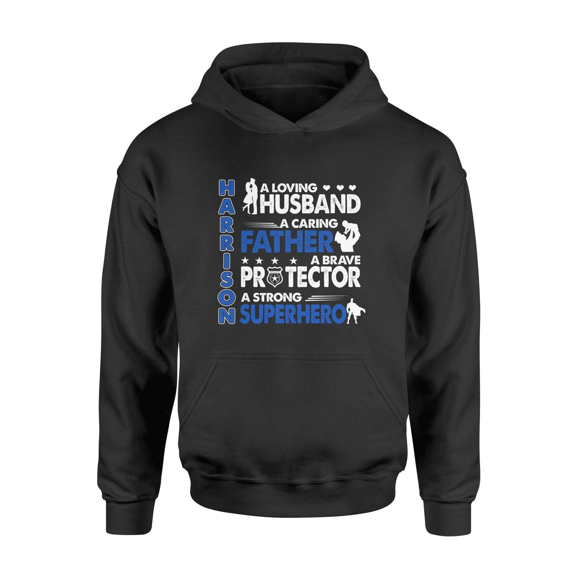 Apparel S / Black Personalized Shirt - Brave Strong Husband - DSAPP
