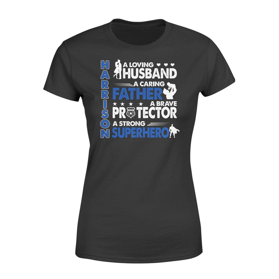 Apparel XS / Black Personalized Shirt - Brave Strong Husband - DSAPP
