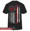 Apparel S / Black Personalized Shirt - Circle Star - Firefighter - Standard T-shirt