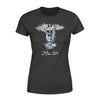 Apparel XS / Black Personalized Shirt - Color Drop Nurse Symbol Mrs Badge Number - Standard Women's T-shirt