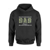Apparel S / Black Personalized Shirt - Dad Camouflage Pattern - DSAPP