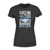 Apparel XS / Black Personalized Shirt - Daddy Shark - My Favorite People Call Me - Thin Blue Line - DSAPP