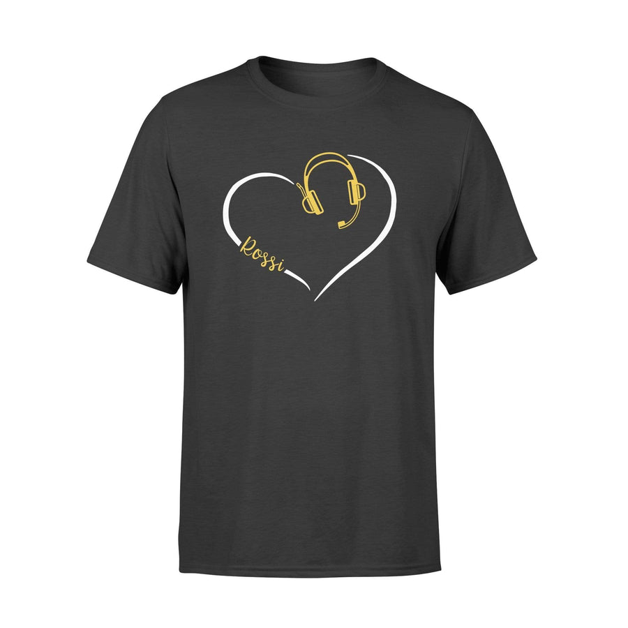 Apparel S / Black Personalized Shirt - Dispatcher Heart - Headset - DSAPP