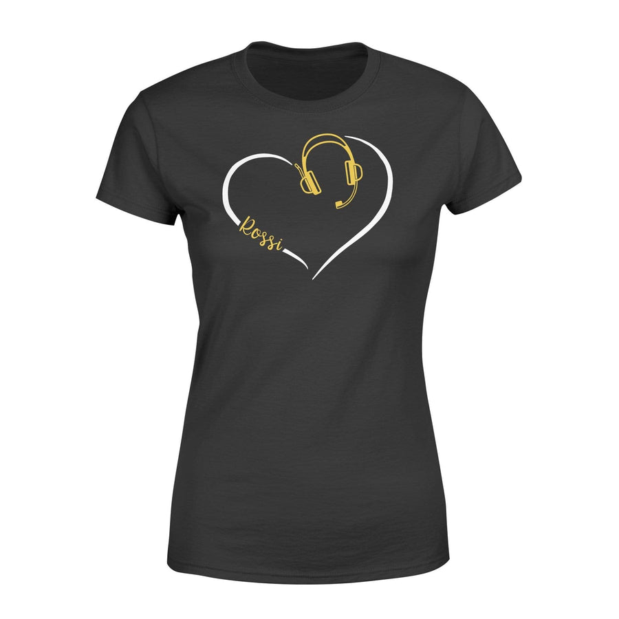 Apparel XS / Black Personalized Shirt - Dispatcher Heart - Headset - DSAPP