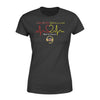 Apparel XS / Black Personalized Shirt - Dispatcher - Stand Tall Red Gold Has Your Back - Standard Women's T-shirt - DSAPP