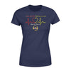 Apparel XS / Navy Personalized Shirt - Dispatcher - Stand Tall Red Gold Has Your Back - Standard Women's T-shirt - DSAPP