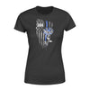 Apparel XS / Black Personalized Shirt - Distressed Flag Rose - DSAPP