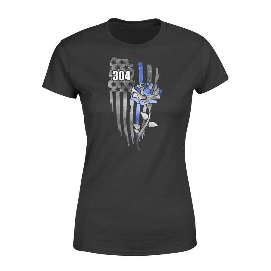 Apparel XS / Black Personalized Shirt - Distressed Flag Rose - DSAPP