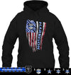 Apparel S / Black Personalized Shirt - Distressed Nation Flag Patterned - Police - DSAPP