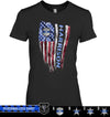 Apparel XS / Black Personalized Shirt - Distressed Nation Flag Patterned - Police - DSAPP