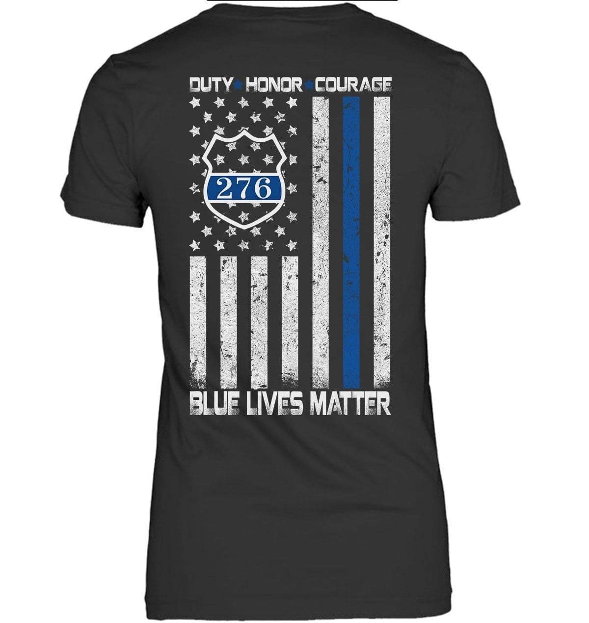 Apparel XS / Black Personalized Shirt - Duty Honor Courage - DSAPP