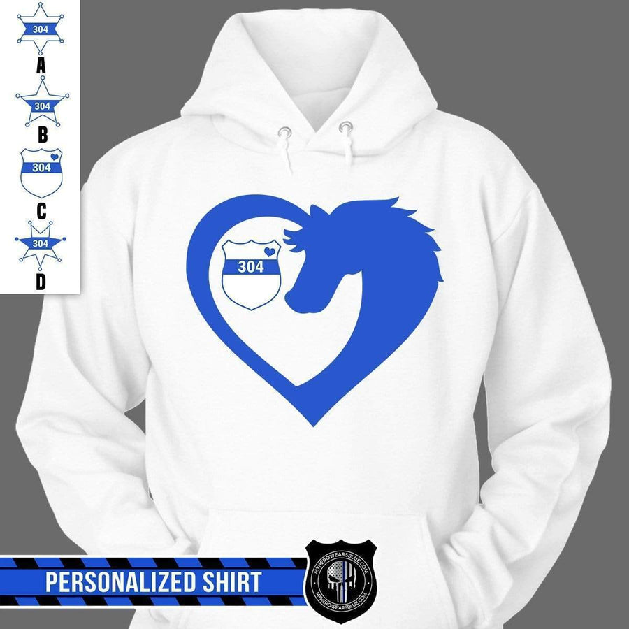 Apparel S / White Personalized Shirt - Everything I Need - Horse x Police - DSAPP