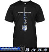 Apparel S / Black Personalized Shirt - Faith In Cross Shape - DSAPP