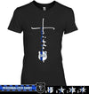 Apparel XS / Black Personalized Shirt - Faith In Cross Shape - DSAPP