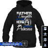 Apparel S / Black Personalized Shirt Father Daughter Hero Princess Shirt - DSAPP