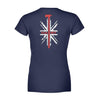 Apparel XS / Navy Personalized Shirt - Firefighter Axe UK Flag - Standard Women's T-shirt