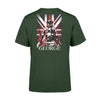 Apparel S / Forest Personalized Shirt - Firefighter Bunker Gear UK Flag - Standard T-shirt