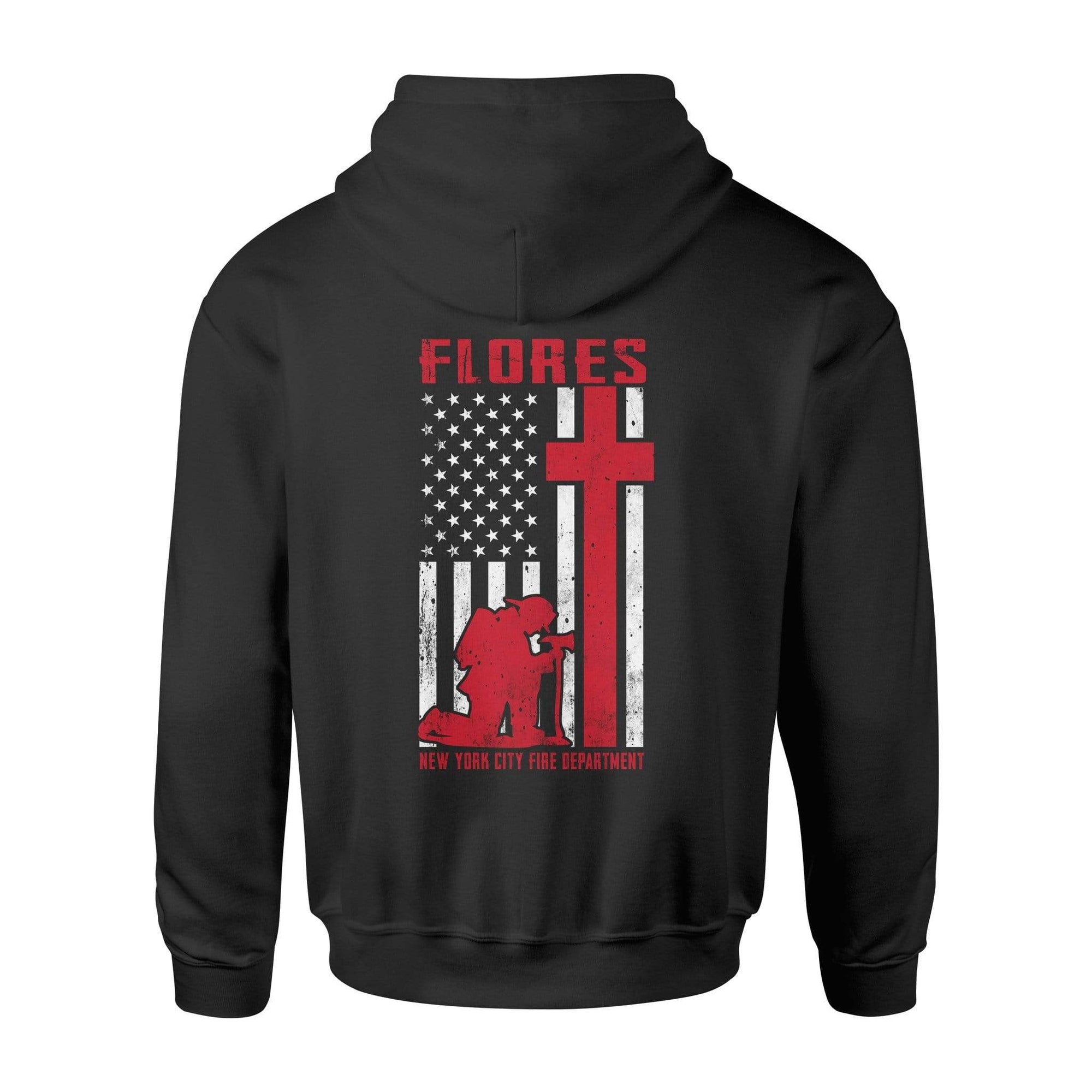 Apparel S / Black Personalized Shirt - Firefighter Kneeling - DSAPP
