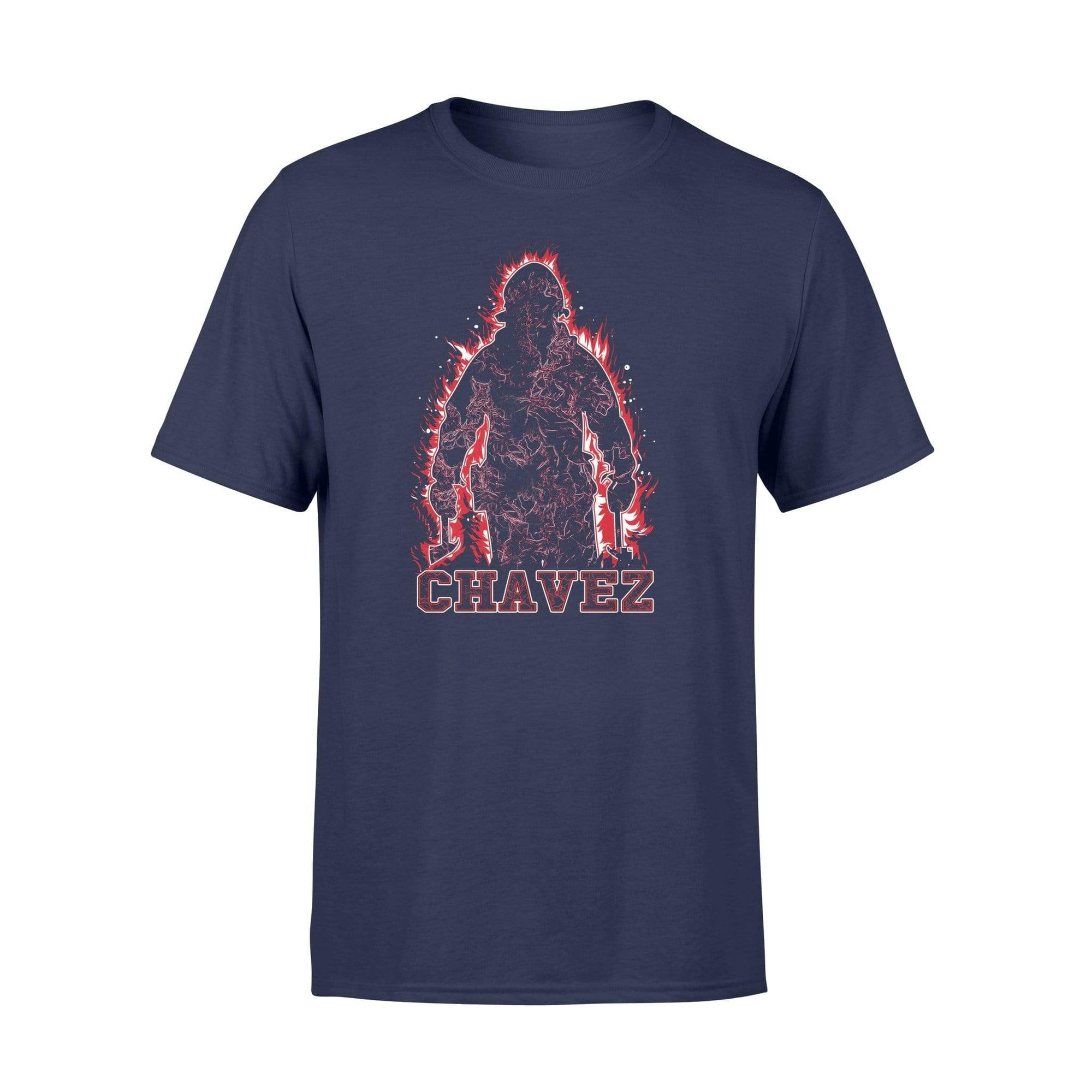 Apparel S / Navy Personalized Shirt - Firefighter On Fire - Standard T-shirt