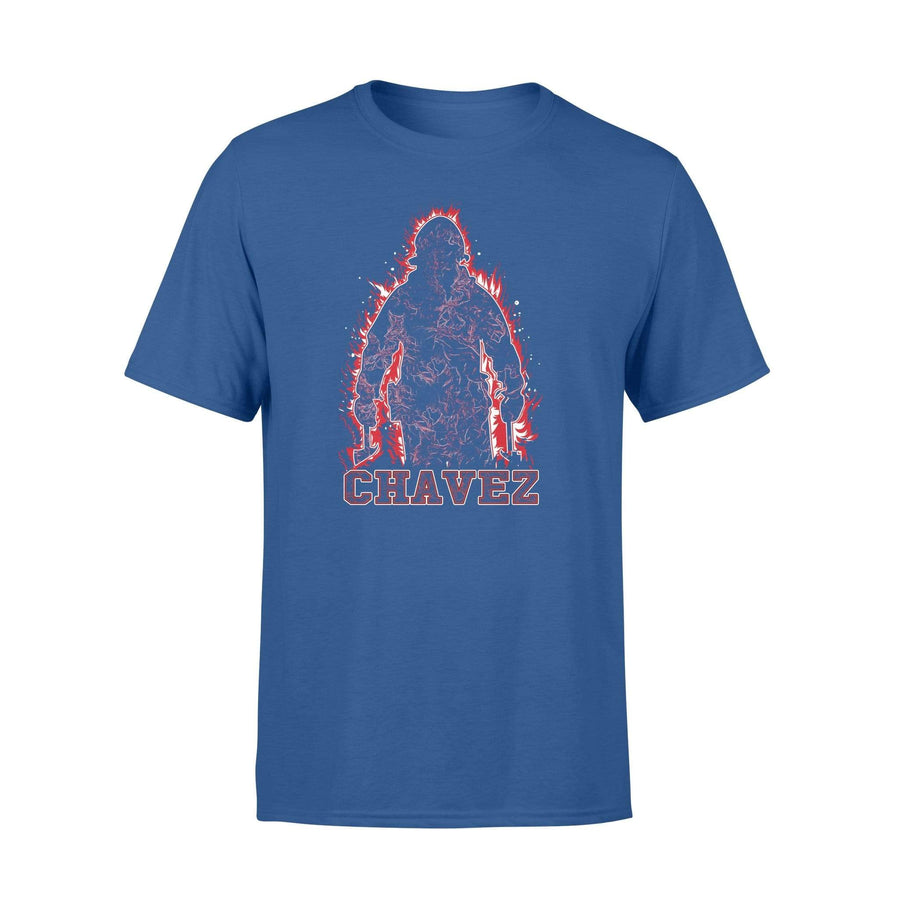 Apparel S / Royal Personalized Shirt - Firefighter On Fire - Standard T-shirt