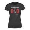 Apparel XS / Black Personalized Shirt - Firefighter - World's Best Dad Ever - DSAPP