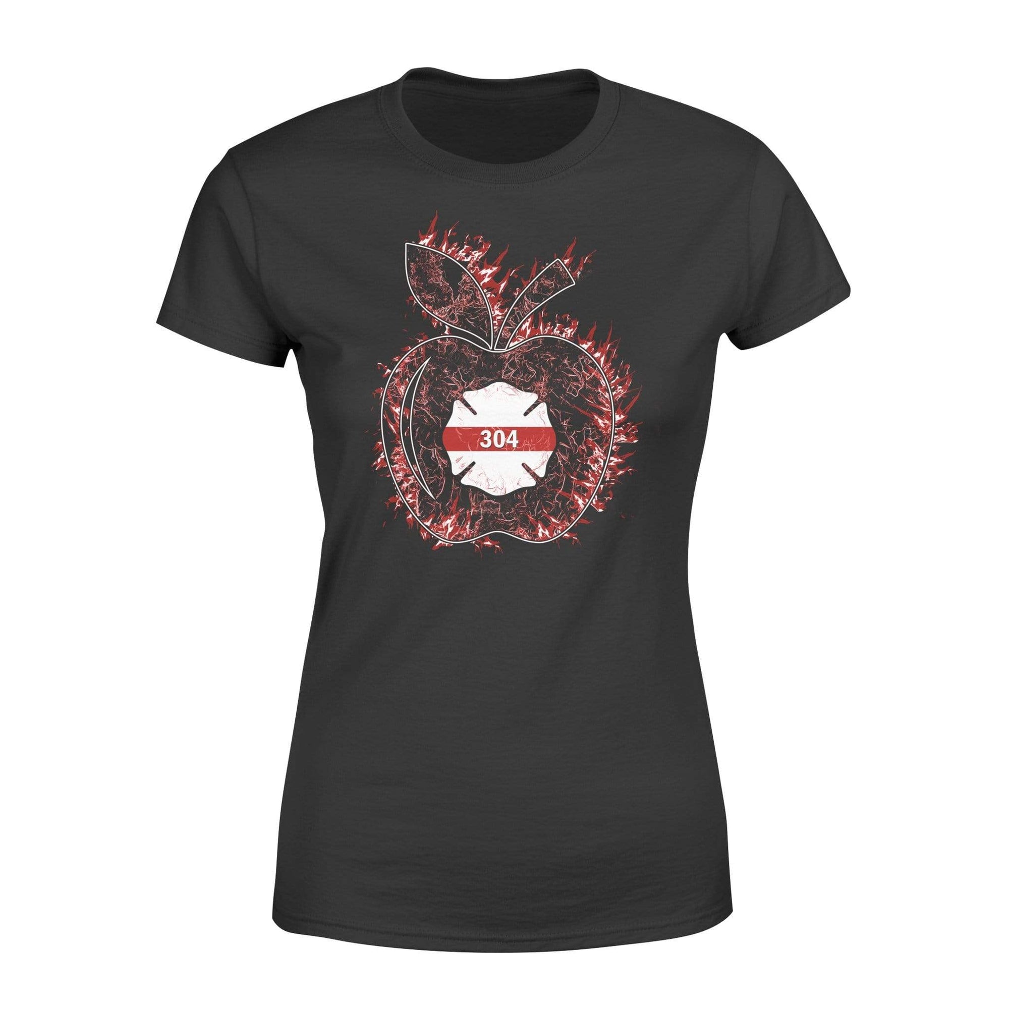 Apparel XS / Black Personalized Shirt - FireFighter x Teacher - Standard Women's T-shirt - DSAPP