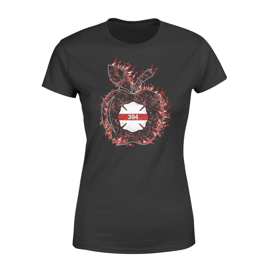 Apparel XS / Black Personalized Shirt - FireFighter x Teacher - Standard Women's T-shirt - DSAPP