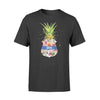 Apparel S / Black Personalized Shirt - Floral Pineapple Badge - DSAPP