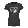 Apparel XS / Black Personalized Shirt - Galaxy Flag Heart - Nurse - DSAPP