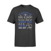 Apparel S / Black Personalized Shirt - He Risks His Life For People He Doesn't Know - Police - DSAPP