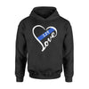 Apparel S / Black Personalized Shirt - Heart Love - DSAPP