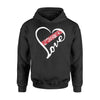 Apparel S / Black Personalized Shirt - Heart Love - Thin Red Line Paisley - DSAPP