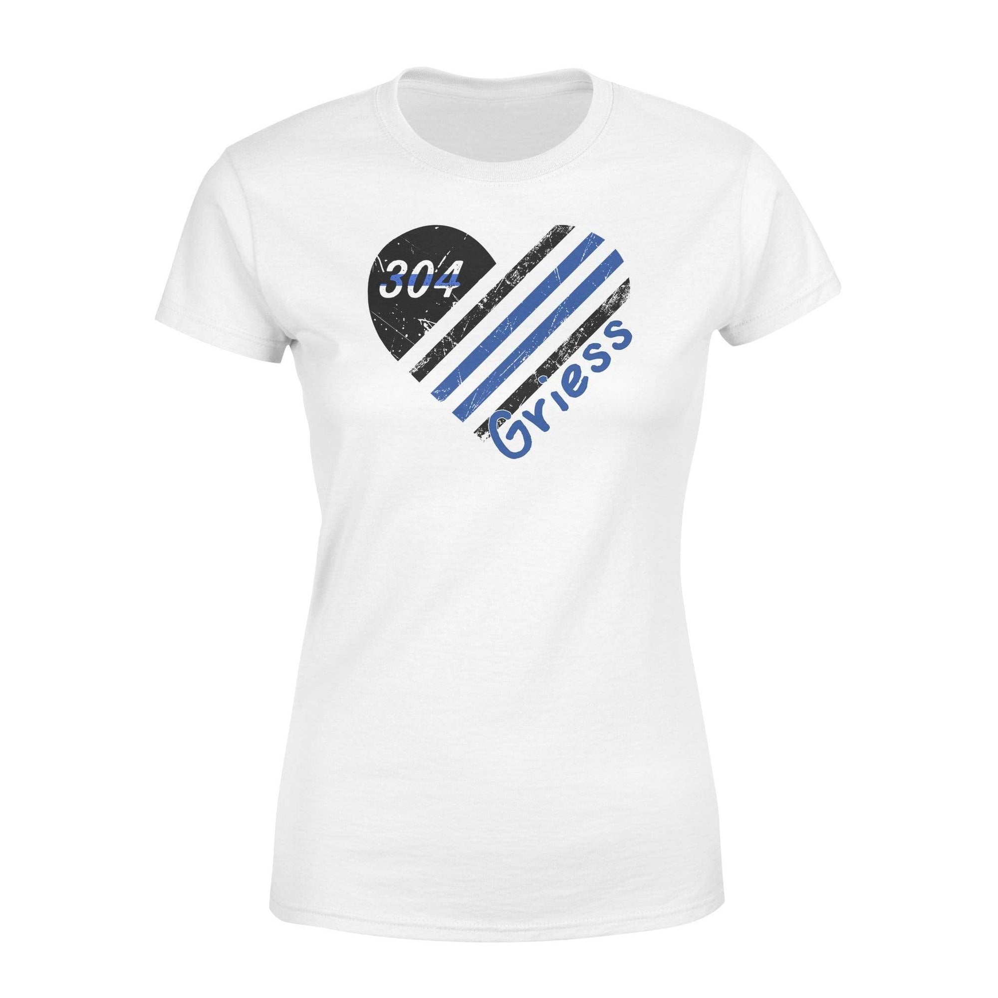 Apparel XS / White Personalized Shirt - Heart TBL Flag Light Color Shirt - Standard Women's T-shirt - DSAPP