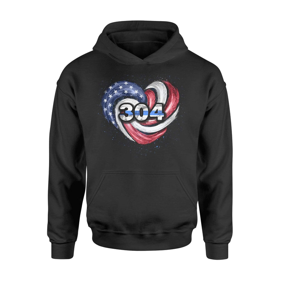 Apparel S / Black Personalized Shirt - Hurricane Heart - Nation Flag - DSAPP