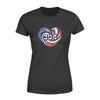 Apparel XS / Black Personalized Shirt - Hurricane Heart - Nation Flag - DSAPP