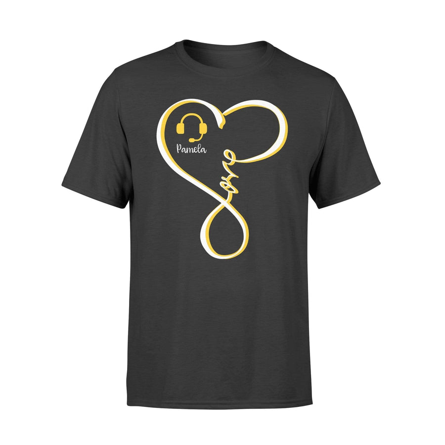 Apparel S / Black Personalized Shirt - Infinily Love - Dispatcher Headset - DSAPP